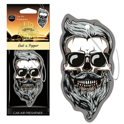 MTM INDUSTRIES Odświeżacz powietrza muertos oud&pepper skull AMI-A83120