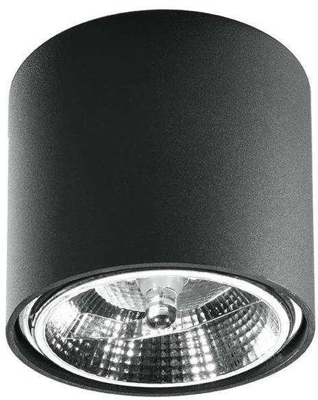 Lumes Lampa sufitowa Lumes Czarny industrialny plafon LED tuba EX655-Tiubo E13806sollux_SL.0697