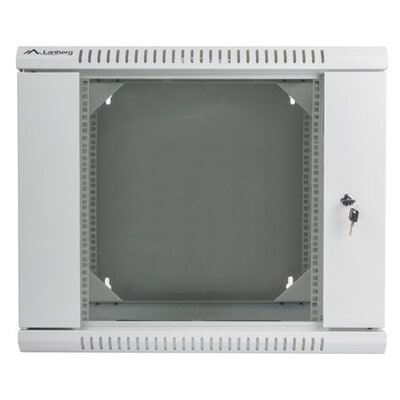 Lanberg Szafa wisząca dwusekcyjna 19 9U szara WF02-6609-10