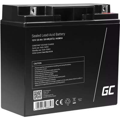 Akumulator Agm 12V 22Ah do łodzi kosiarki quada