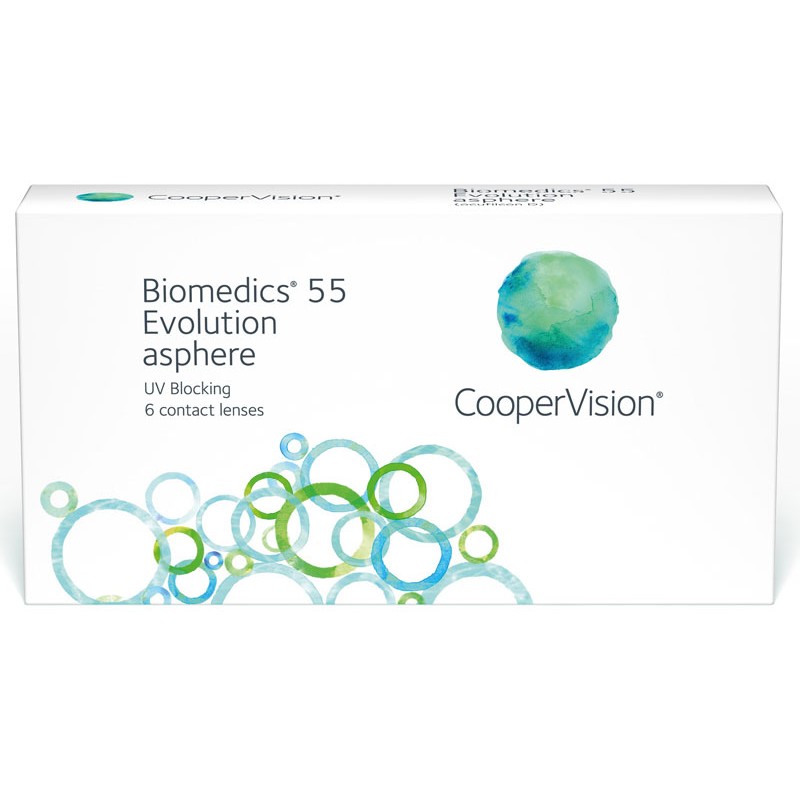 CooperVision Biomedics 55 Evolution Mediflex 55 OCULAR SCIENCES 6 szt.