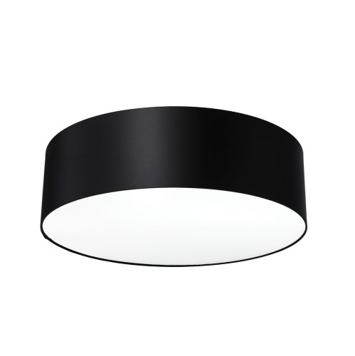 Kaspa Minimalistyczna lampa natynkowa MOVE 30682302 okrągła czarna