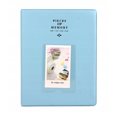 NA LoveInstant Duży Album Zdjęcia 128x do INSTAX MINI 7 8 9 11 Niebieski Jasny SB6596