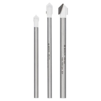 Bosch Komplet wierteł do ceramiki 2609255588 Uchwyt prosty 1 zest