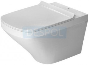 DURAVIT 2551090000 + 0063790000 DuraStyle Miska toaletowa wisząca bez rantu spłukującego, lejowa  + deska wolnoopadająca