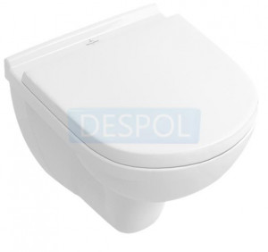 VILLEROY - BOCH 56881001 O.NOVO Miska WC wisząca podwieszana o wymiarze 360x490 z odpływem poziomym BIAŁA