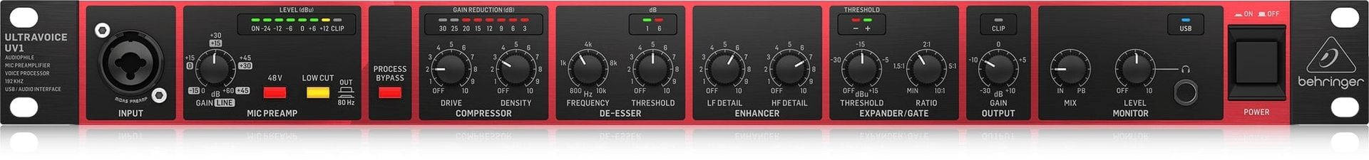 ‌Behringer UV1 - Przedwzmacniacz mikrofonowy z interfejsem USB ♦ 30 DNI NA ZWROT ♦ GWARANCJA DOOR-TO-DOOR ♦ SZYBKA WYSYŁKA