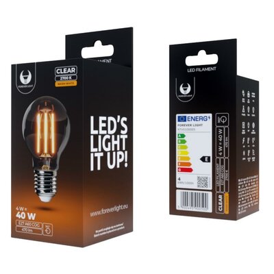 Forever Light Żarówka LED RTV0100005 4W E27 RTV0100005