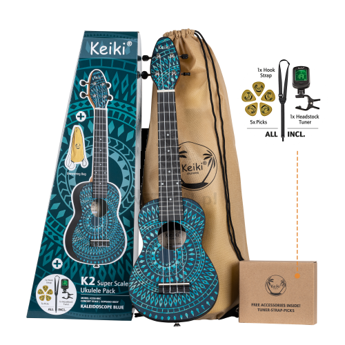 K2SS-BKC Ukulele sopranowe z serii SUPERSCALE