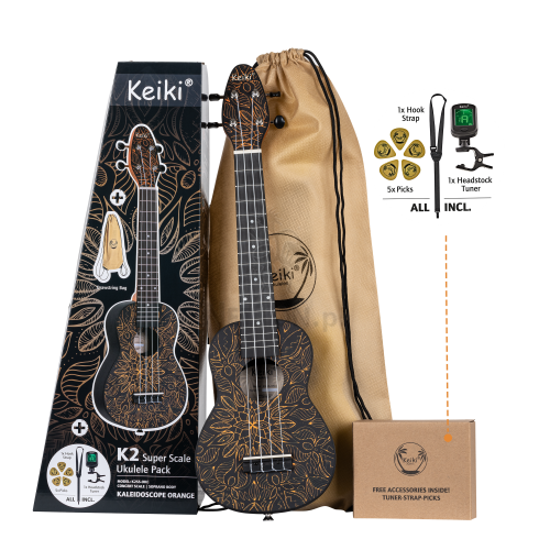 K2SS-OKC Ukulele sopranowe z serii SUPERSCALE
