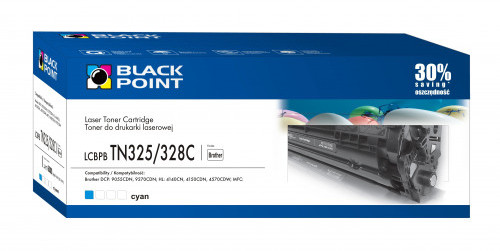 BlackPoint Toner BlackPoint Zamiennik TN-325/TN-328 LCBPBTN325) Cyan LCBPBTN325
