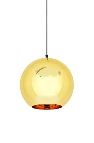 KingHome Lampa wisząca BOLLA UP GOLD 20 złota - szkło metalizowane XCP3342-20.GOLD [11690829]