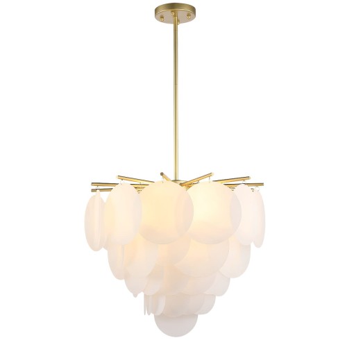 Zdjęcia - Żyrandol / lampa EVO Lampa designerska wisząca TROMSO mosiądz P04094BR - Cosmo Light ⚡ Sprawdź 