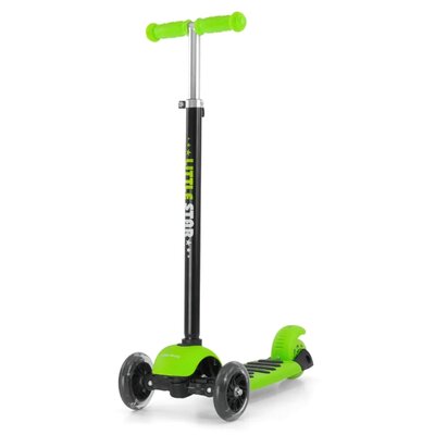 Milly Mally Hulajnoga 3w1 Scooter Little Star Green (5901761122862)