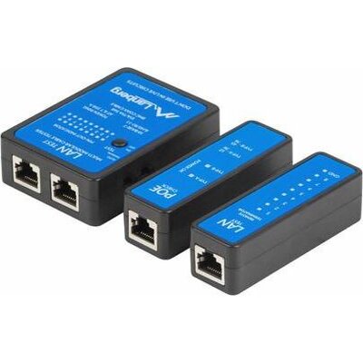 LANBERG Tester kabli LAN POE RJ-45,RJ-11 NT-0404