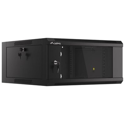 Lanberg Szafa serwerowa wisząca 19cali 4U 570x600 czarna WFFA-5604-10B WFFA-5604-10B