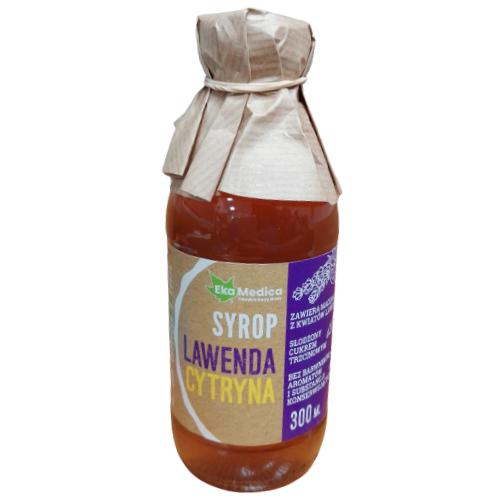 EkaMedica Syrop lawendowy z sokiem cytrynowym, 300ml - >>> DARMOWA od 99zł 