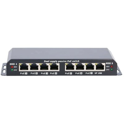 ExtraLink Poe Switch 8-7 Port 24V 90W With Power A