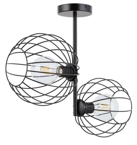 Sigma Cherry lampa wisząca 2-punktowa czarna 32362