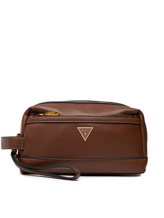 Guess Kosmetyczka Scala Beauty Case HMSCAL P2243 Brązowy