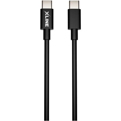 XLINE Kabel USB Typ C USB Typ C XLINE 60W 1 m Czarny UCK01-C C