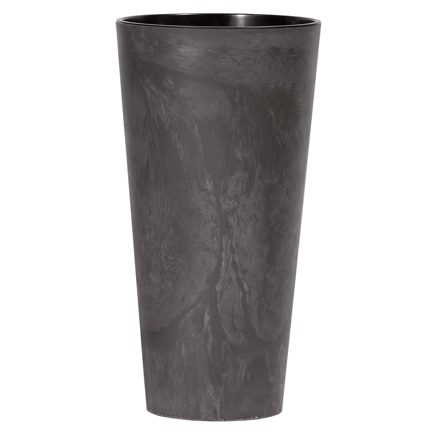 Prosperplast Donica wysoka betonowa Tubus Slim śr.25cm plastikowa antracyt