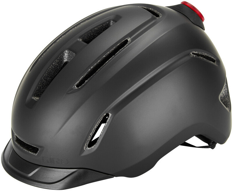Giro Caden II LED Helmet, czarny 58-63cm 2022 Kaski miejskie i trekkingowe 200269-003