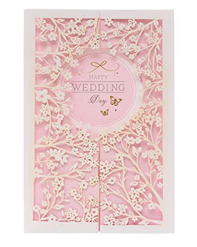 Kartka ślubna, kartka z życzeniami na dzień ślubu, karta ślubna dla pary, karta ślubna dla przyjaciół, Happy Wedding Day