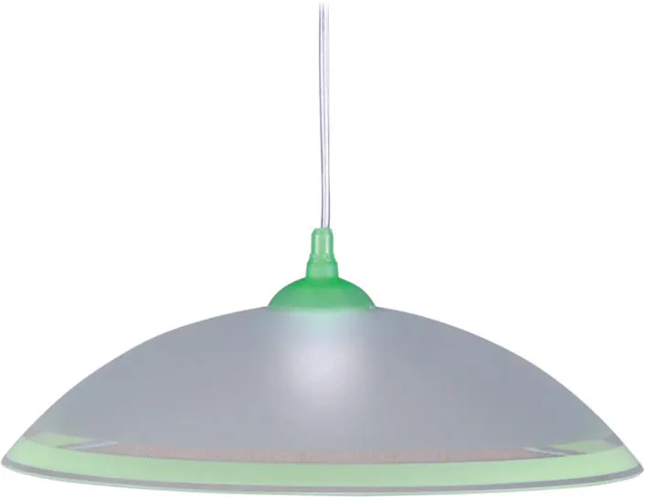 Biało-zielona lampa wisząca do kuchni - S563 D4-P25