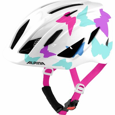 Zdjęcia - Kask rowerowy Alpina   PICO biel perłowa motyle połysk 50-55 new   2021