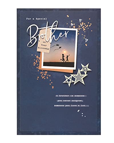 Kartka urodzinowa dla brata - kartka urodzinowa dla niego - sentymentalna kartka urodzinowa dla niesamowitego brata