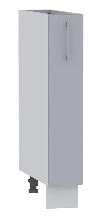 Szara dolna szafka kuchenna cargo 15 cm P5-C89