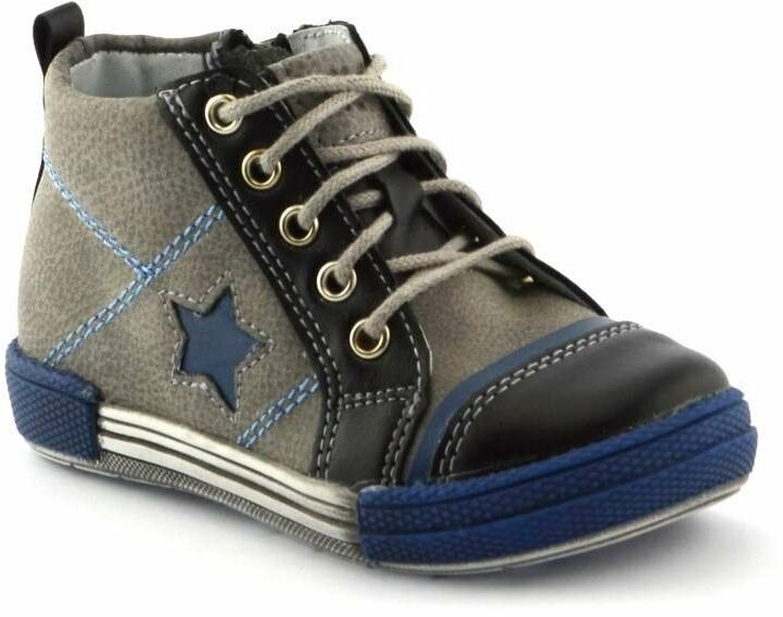 Trzewiki dla dzieci Kornecki 04670 z niebieskim akcentem