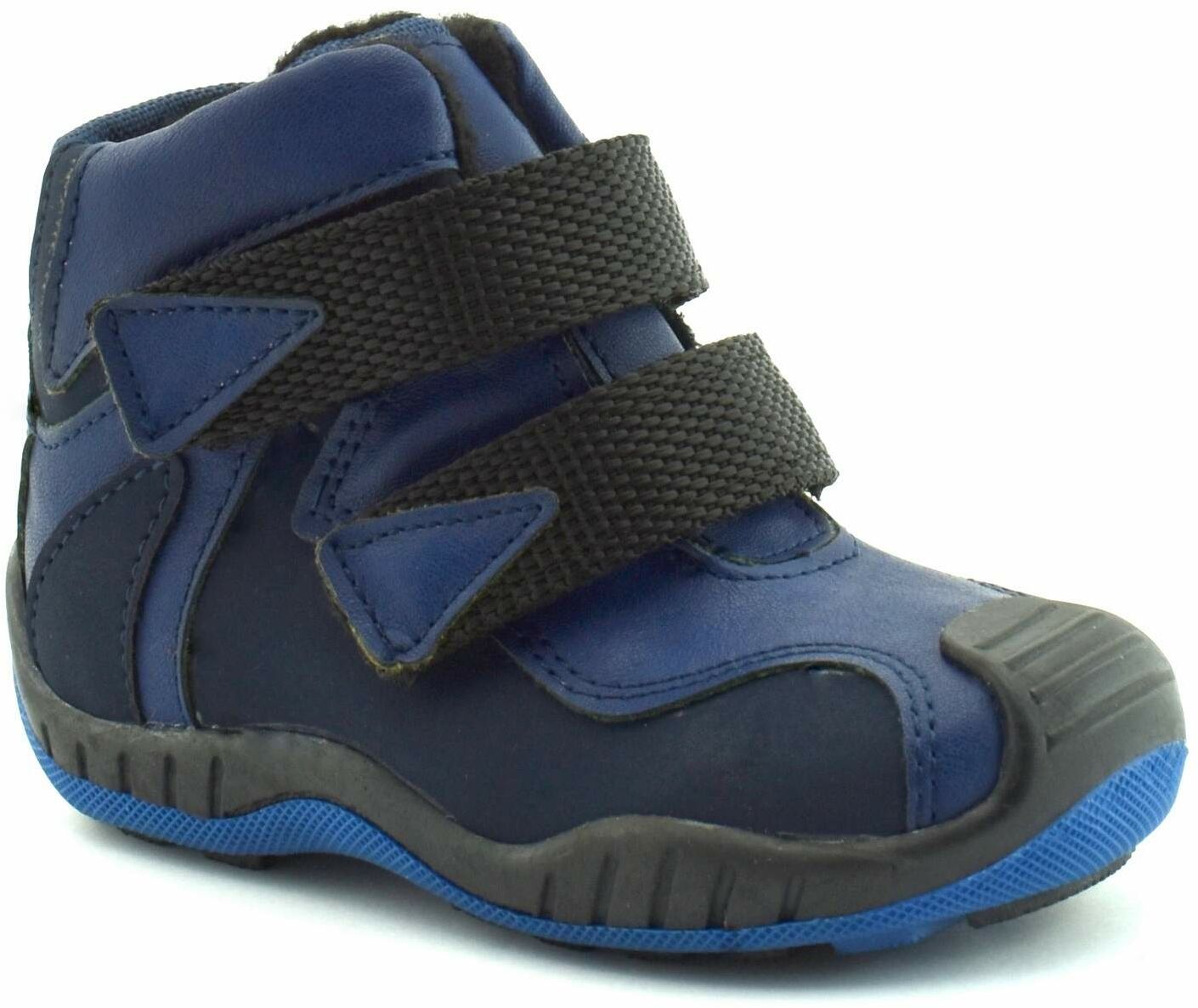 Buty zimowe dla dzieci marki Kornecki 06385 Granatowe