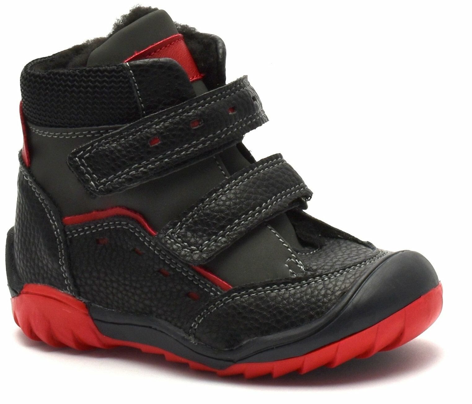 Buty zimowe dla chłopca Kornecki 06587 Czarne