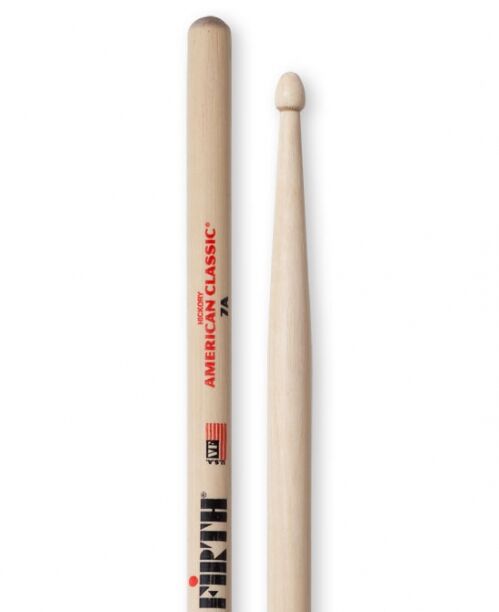 Vic Firth pałeczki do perkusji 7 A (głowa Hickory, drewno) 7A
