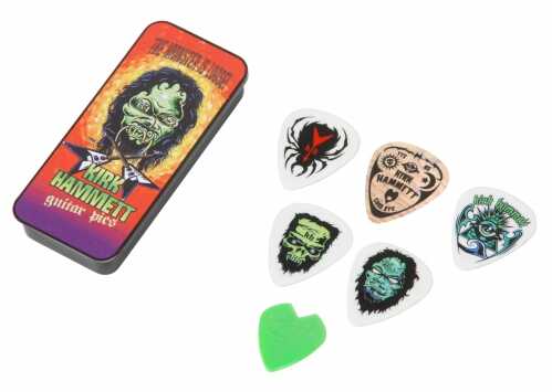 Dunlop KIRK hammett Monster Loose Pick Tin  6 sztuki w pudełku dla kolekcjonerów 26903133101