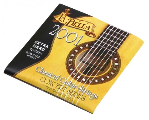 La Bella labella 653827 struny do zestawu Studio gitara klasyczna Professional Extra Hard 653827