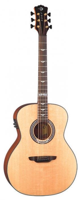 Luna Guitars Art Deco Grand konferencyjna Western gitara ART DECO