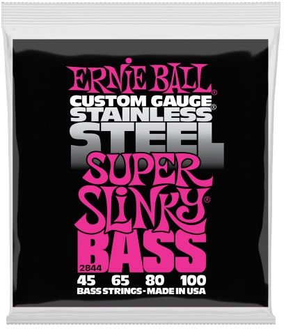 Ernie Ball Stainless Steel Bass Guitar Strings 2844