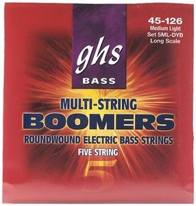 ghs GHS 3045 5/ML DYB boomers (5-String) Medium Light 5MLDYB