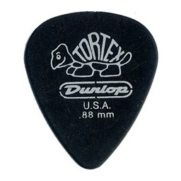 Dunlop 482R Tortex Pitch Black Jazz kostka gitarowa 0.88mm