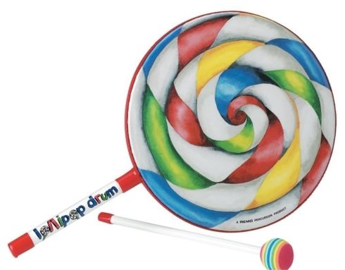 REMO Kid s Percussion Lollipop Drum 10x1 ET-7110-00