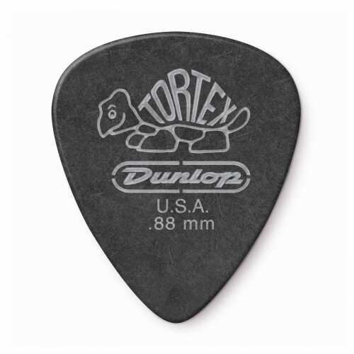 Dunlop Dunlop 488P Tortex Pitch Black kostka gitarowa 0.88mm