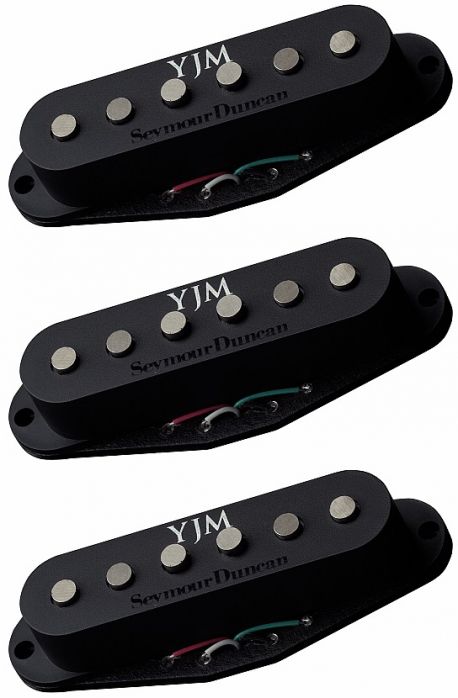 Seymour Duncan Seymour Duncan STK-S10S BLK YJM Yngwie Malmsteen Fury Signature przetworniki do gitary elektrycznej, set, kolor biały