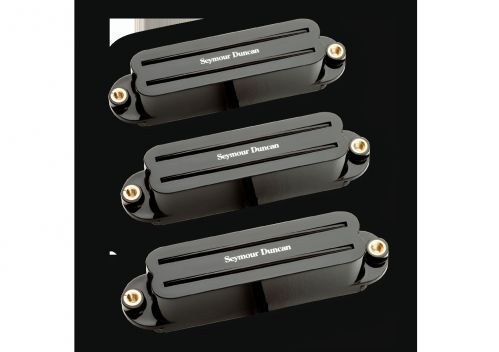 Seymour Duncan Seymour Duncan SHR 1S BLK Strat Hot Rails przetworniki do gitary elektrycznej Set, kolor czarny