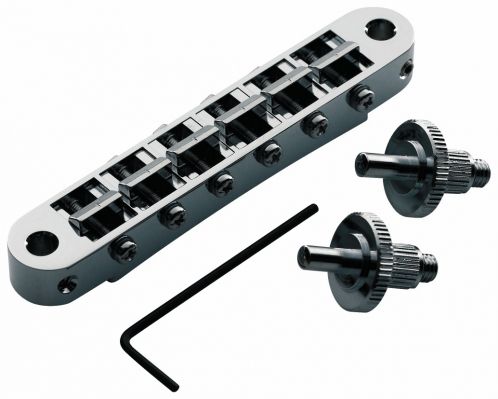 Tonepros TonePros T3BP-C - Tune-o-matic Bridge, mostek do gitary, chromowany
