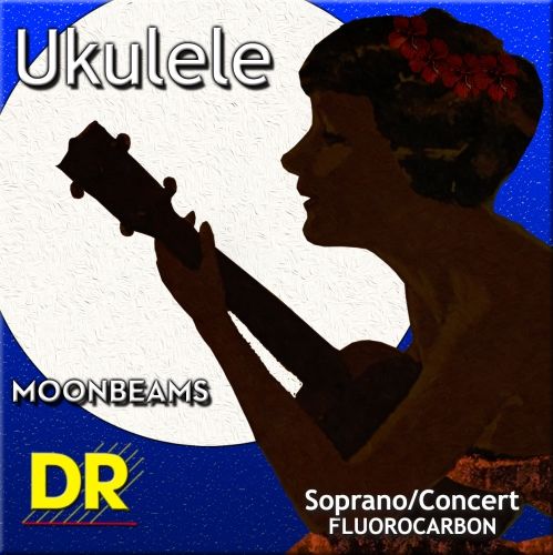 DR Stringi UFSC ukulele sopran/koncert, zestaw strun ukulele UFSC