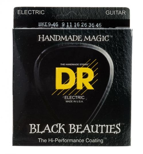DR BKE-9/46 Black Beauties struny do gitary elektrycznej 9-46