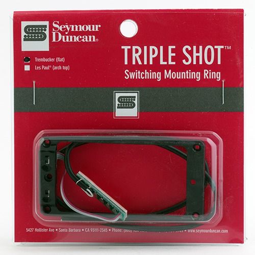 Seymour Duncan Seymour DUNCAN BLK 1 ssts Triple Shot Switching Mounting ring trembucker Spacing Czarny SSTS-1 BLK